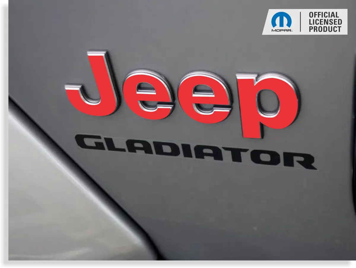 Jeep Fender Emblem Overlay Decals - 2020-2025 Gladiator 1