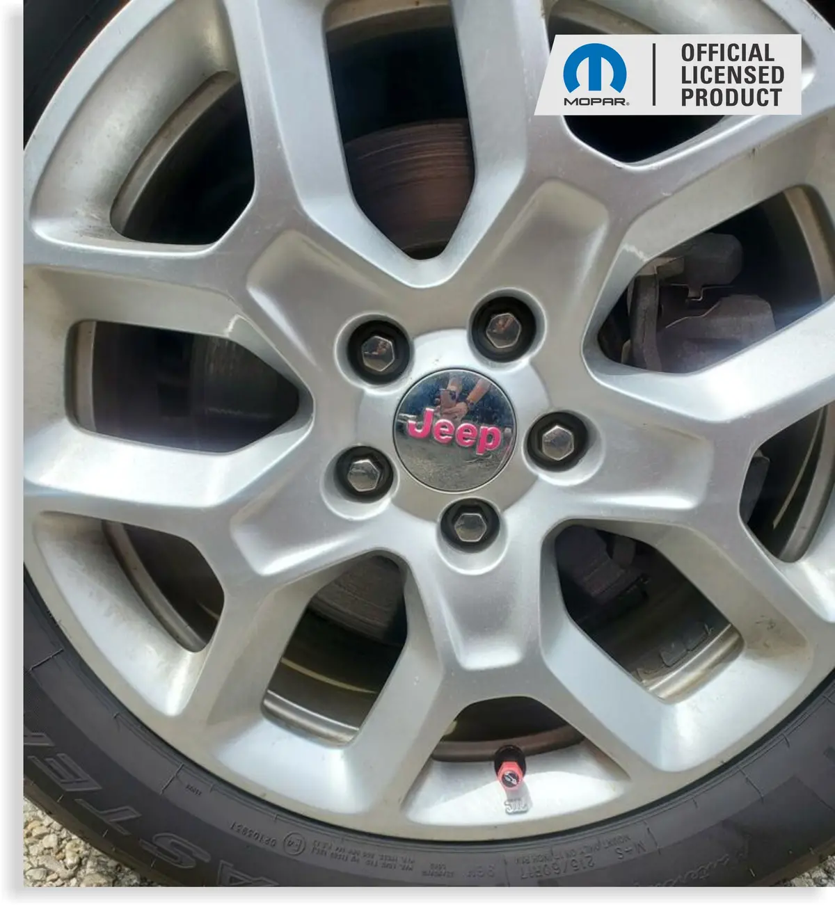 Jeep Center Cap Overlay Decals For Renegade 1