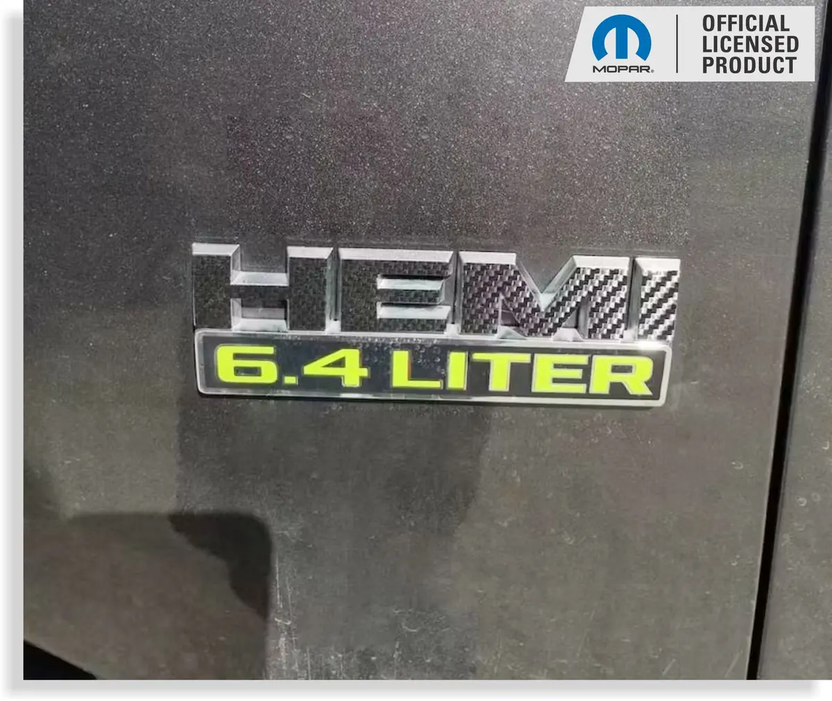 Hemi 6.4 Liter Emblem Overlay Decals - 13-18 Ram 2500 3500 1