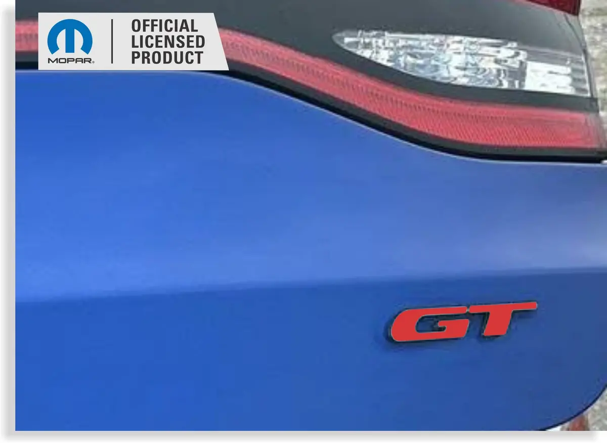 Gt Emblem Overlay Decal - Dodge Dart 1
