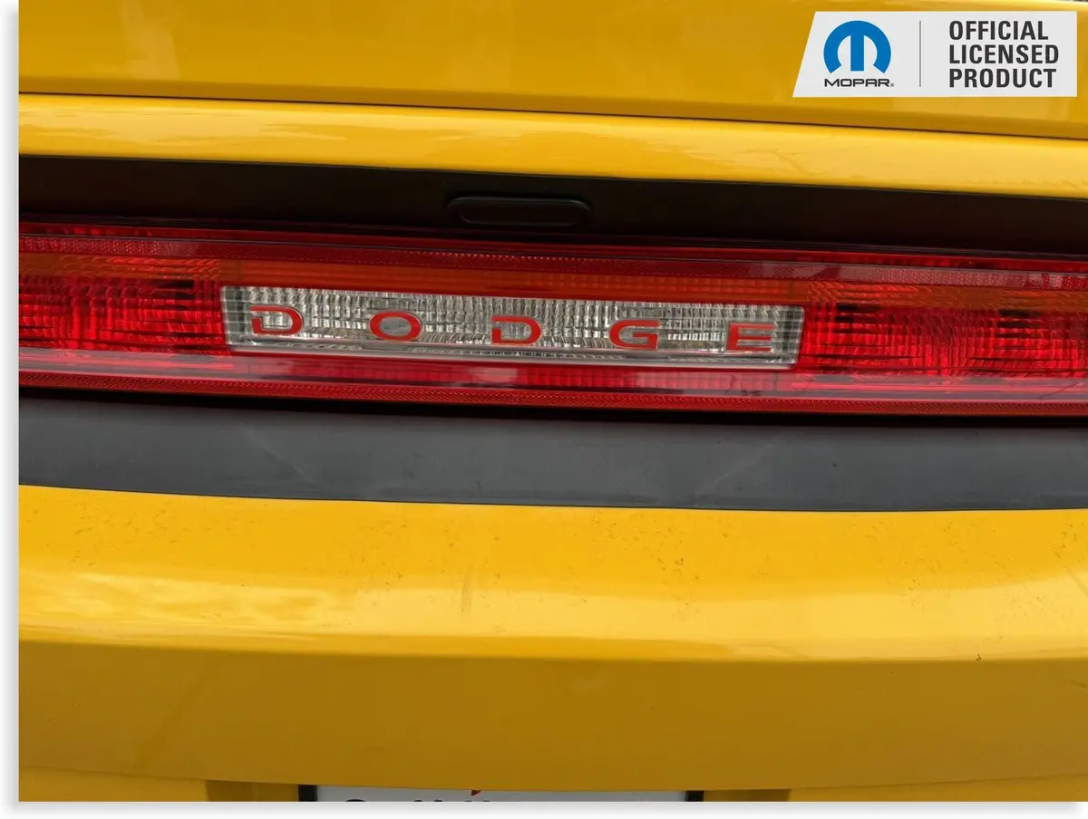 Dodge Trunk Lettering Emblem Overlay Decal - 2008-2014 Challenger 1