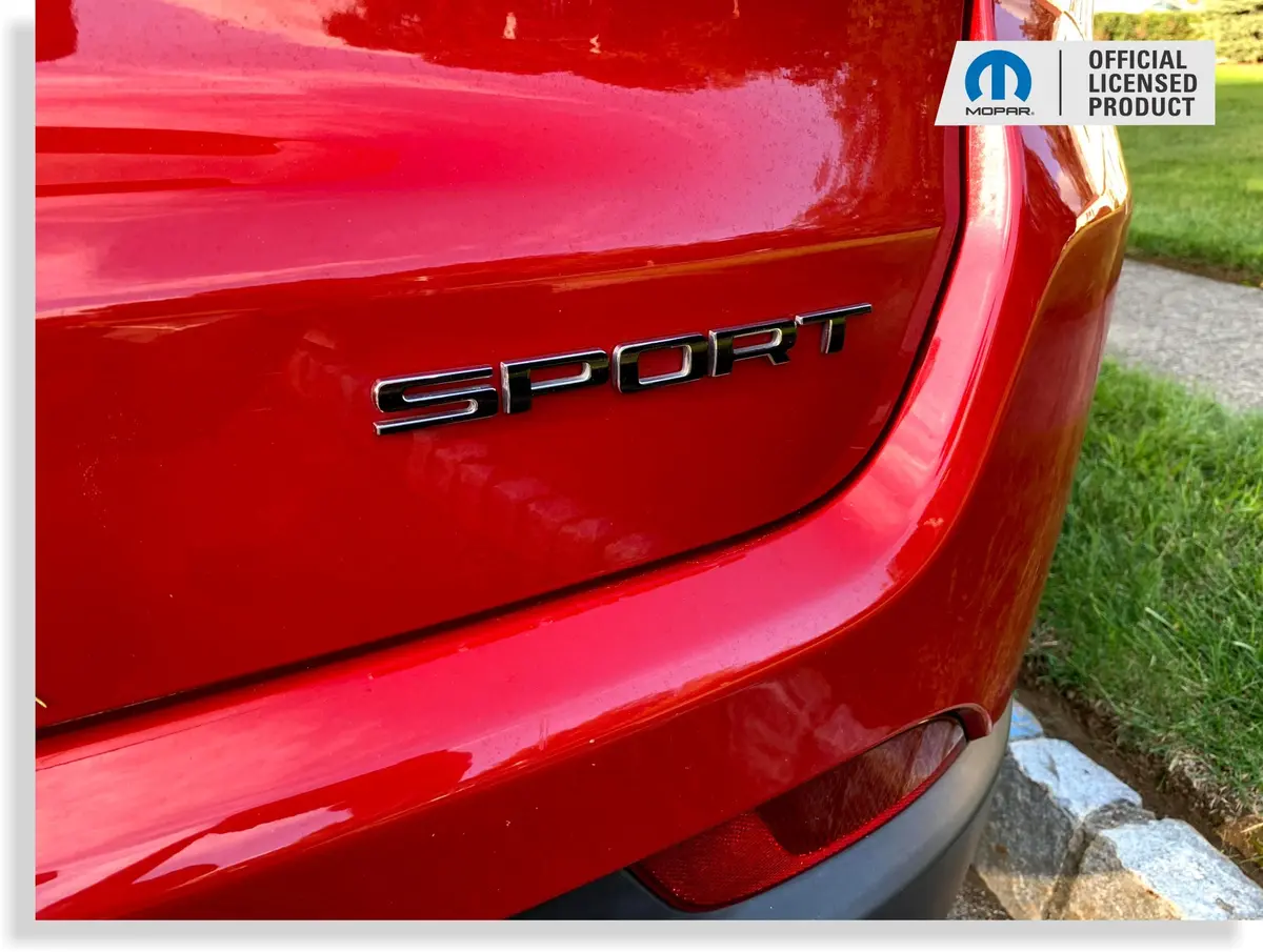Sport Emblem Overlay Decal   - Jeep Renegade 1