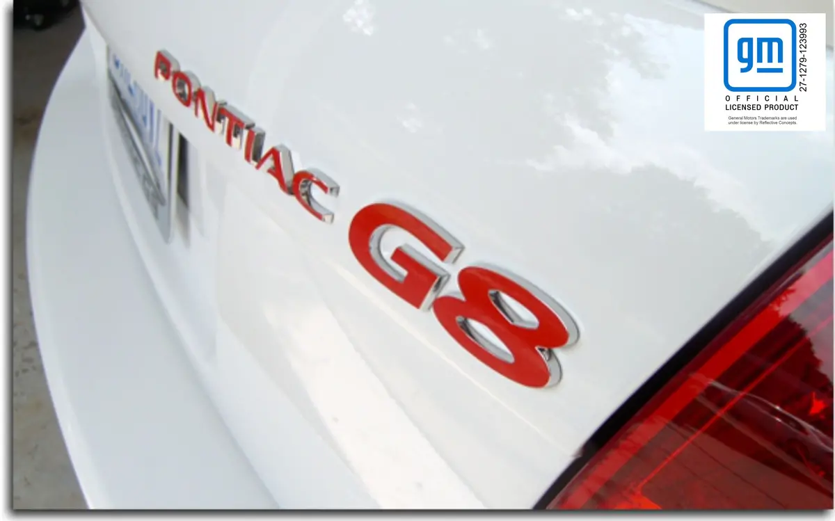 G8 Emblem Overlay Decal - 2008-2009 G8 1