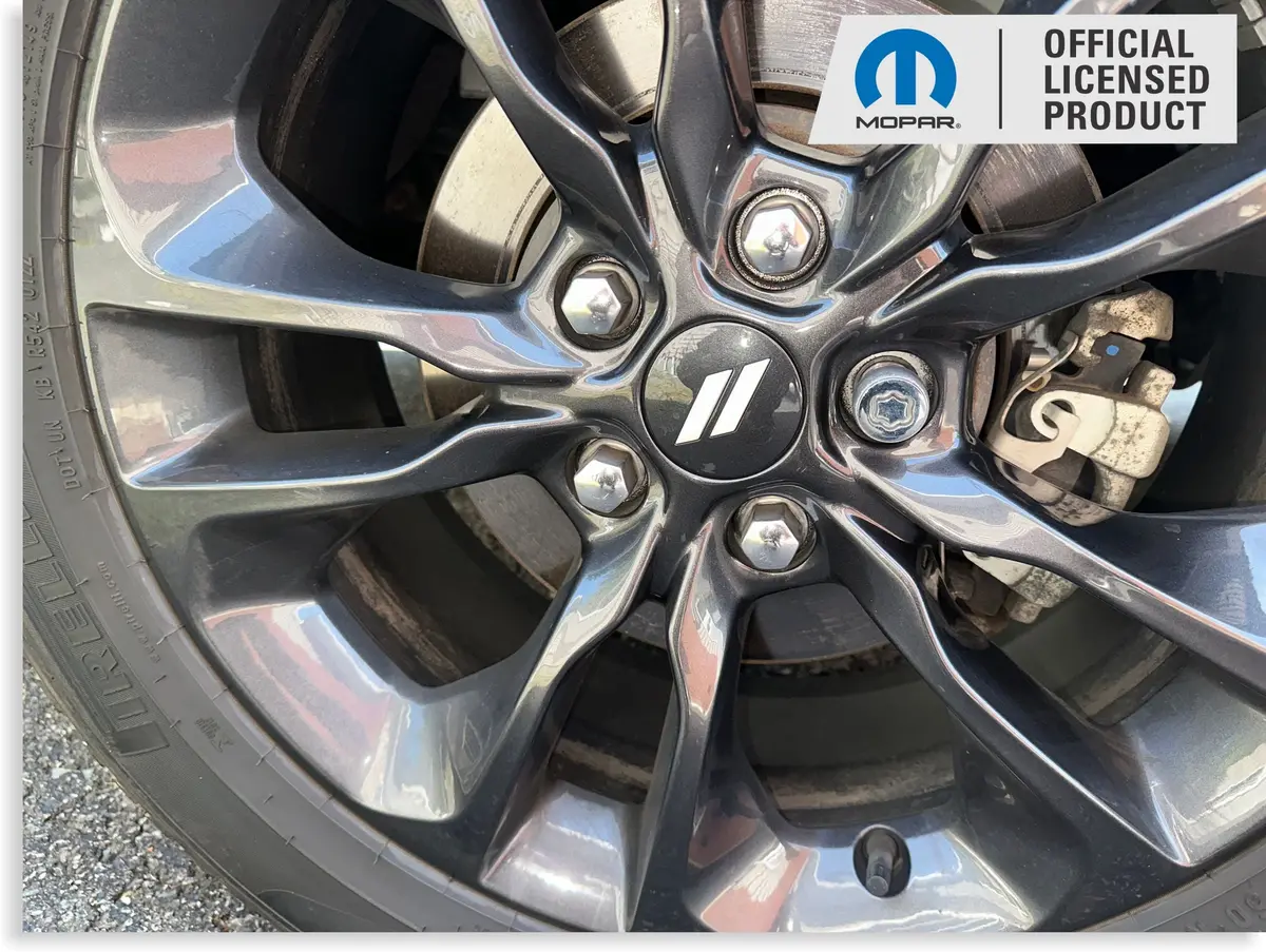Dodge Rhombus Center Cap Overlay Decals - 2019-2024 Durango 1