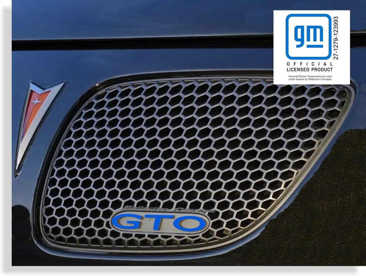 Gto Grille Emblem Overlay Decal 1