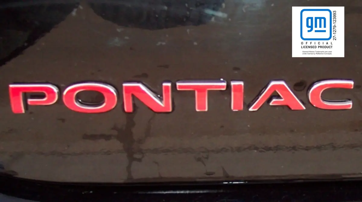 Pontiac Emblem Overlay Decal - Pontiac G6 1