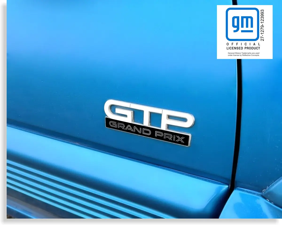 Gtp Badge Overlay Decals - 94-96 Grand Prix Gtp 1