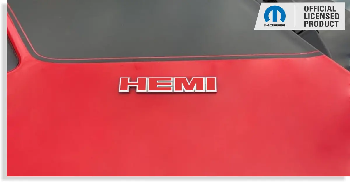 Hemi Emblem Overlay Decals (Pair) - 09-10 Challenger Rt 1