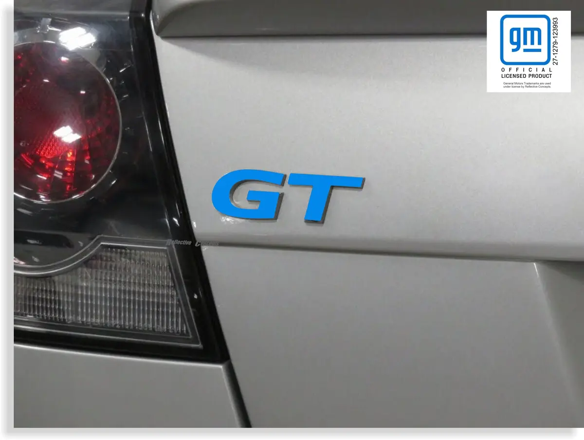 Gt Emblem Overlay Decal - Pontiac G5 1