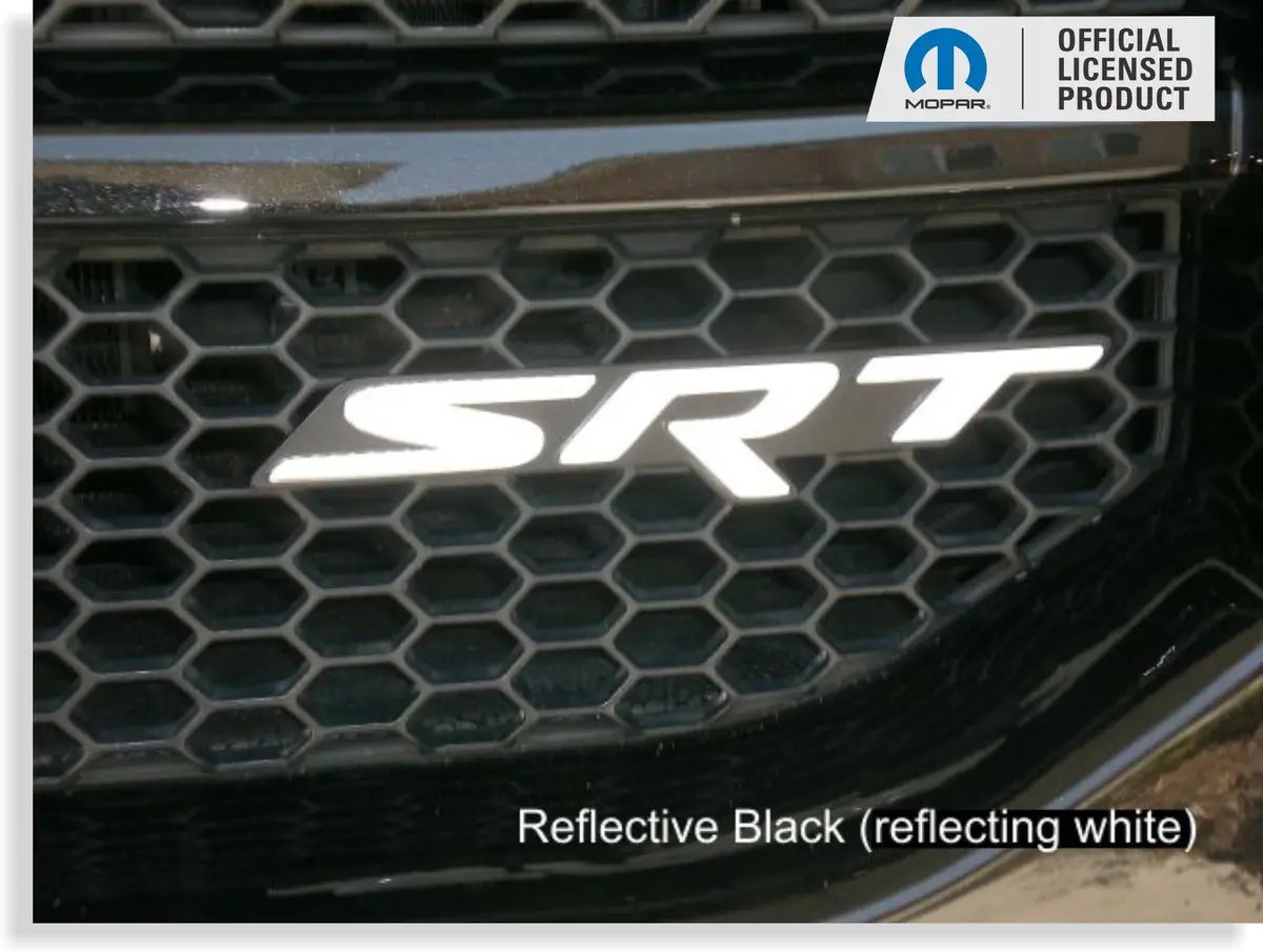 Srt Grille Emblem Overlay Decal  - 2006-2008 Magnum Srt8 1