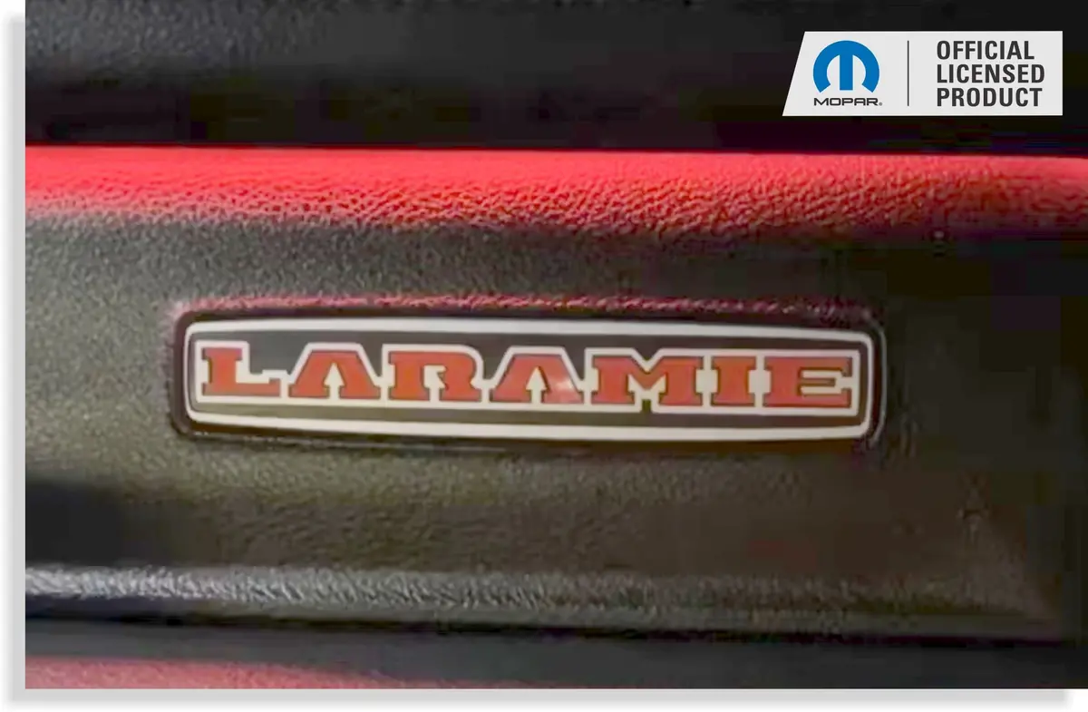 Laramie Glove Box Inlay Decal  - 2019 2020 2021 2022 2023 2024 Ram Laramie 1
