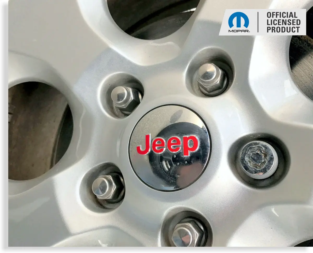 Jeep Center Cap Overlay Decals For Grand Cherokee 1