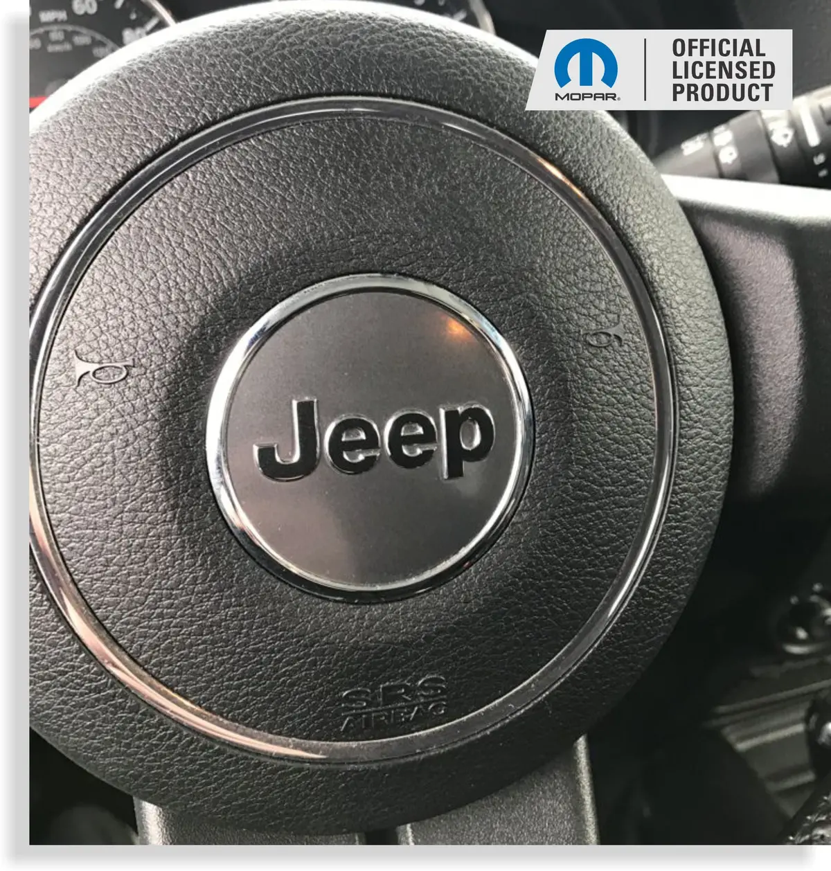 Jeep Steering Wheel Lettering Overlay Decal   - 11-21 Compass 1