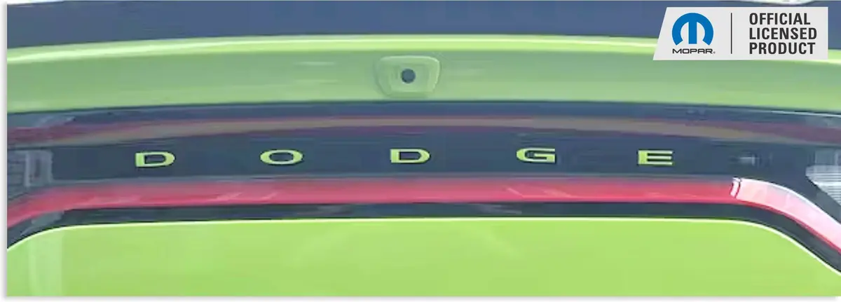 Dodge Trunk Lettering Emblem Overlay Decal - 2011-2023 Charger 1