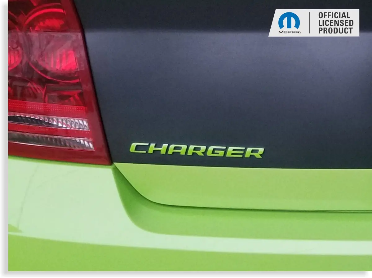 Charger Trunk Emblem Overlay Decal - 2006-2014 Charger 1