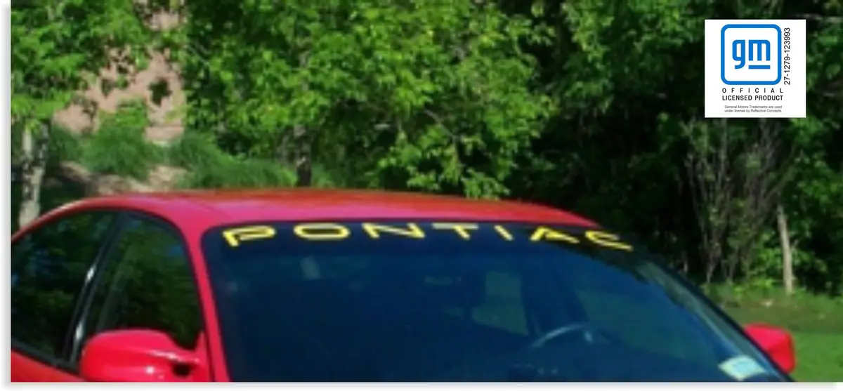 Pontiac Windshield Banner Decal - 97-03 Grand Prix 1