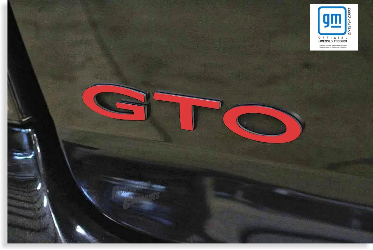 Gto Emblem Overlay Decal - 04-06 Gto 1