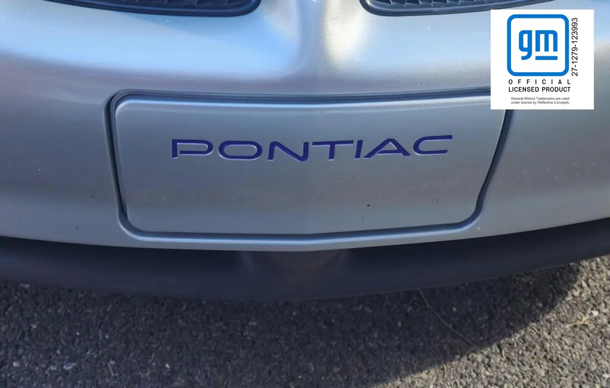Front Plate Lettering Inlay Decal - 97-03 Grand Prix 1