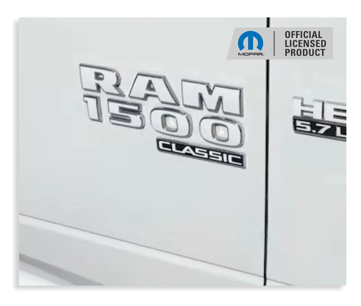 Ram 1500 Emblem Overlay Decals   - 2019-2024 Ram 1500 Classic 1