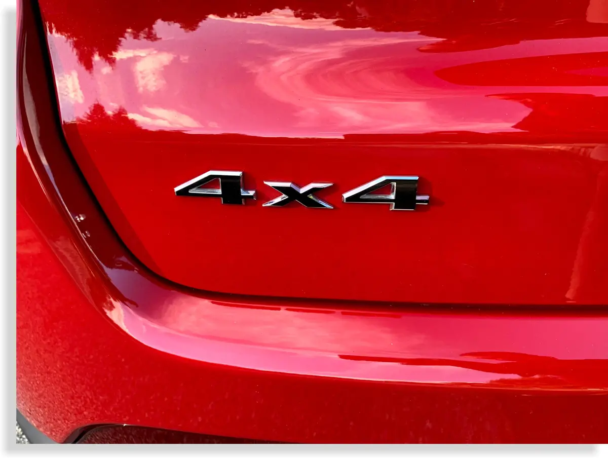 4X4 Emblem Overlay Decal - 2014-2026 Jeep Compass 1