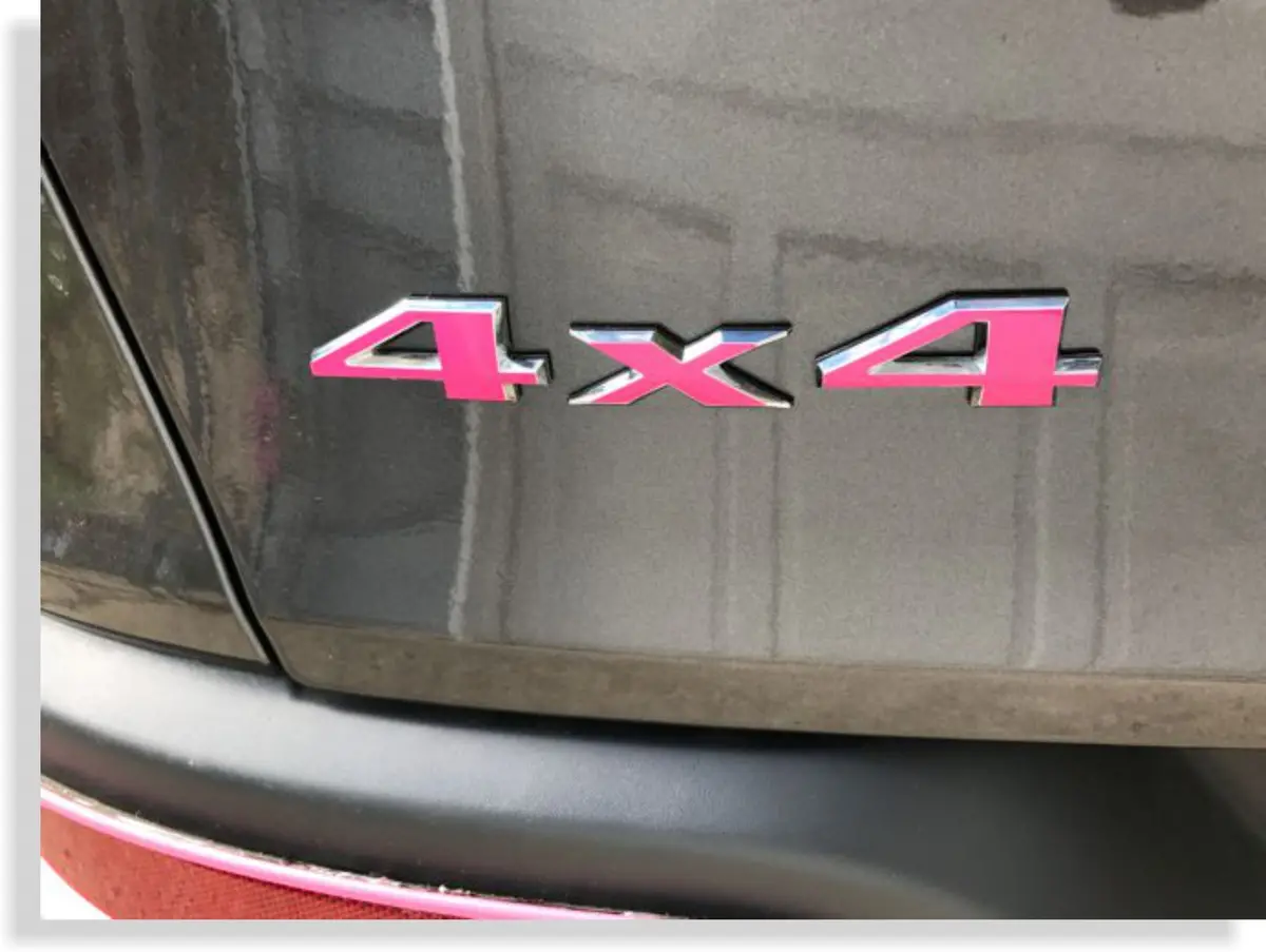 4X4 Emblem Overlay Decal - 2014-2023 Jeep Cherokee 1