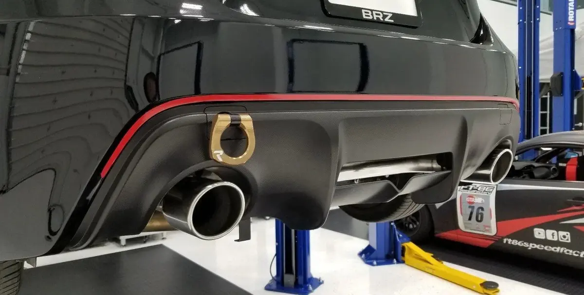 Rear Bumper Sti Style Pinstripe - 2013-2020 Scion Fr-S / Subaru Brz / Toyota 86 1