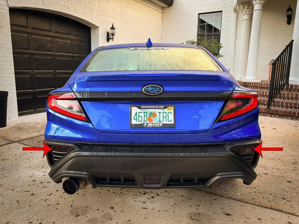 Rear Reflector Overlays Fits 2022-2024 Wrx 1