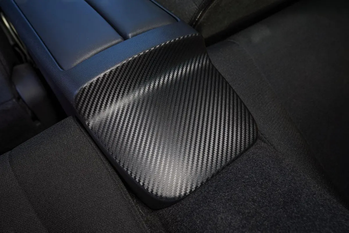 Rear Seat Center Console 3D Carbon Overlay - 2022 Brz / Gr86 1