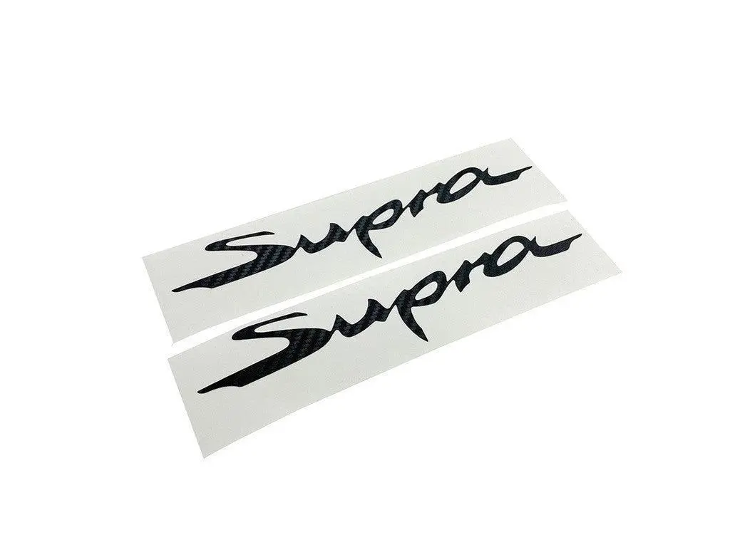 Rear Supra Emblem Overlay (Various Colors) - 2020+ Supra 1