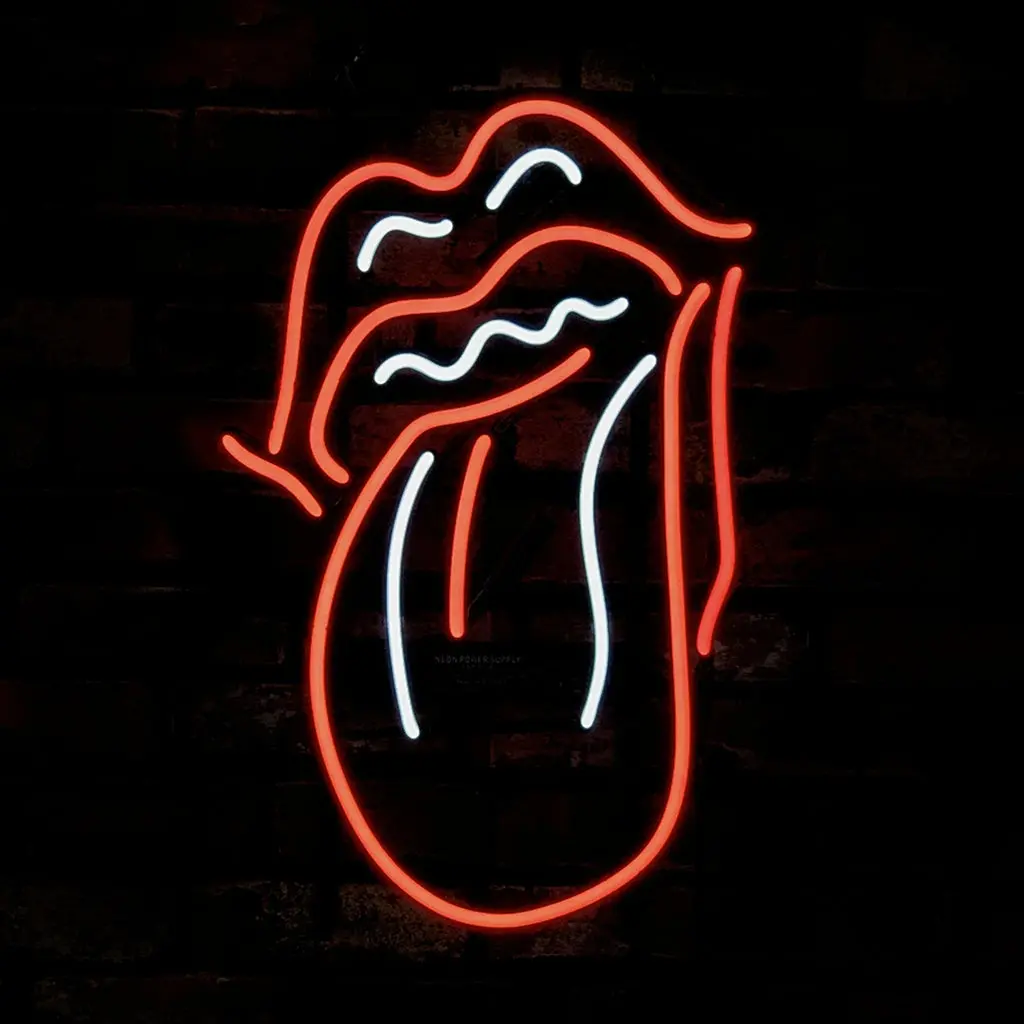 Rolling Stones Tongue Neon Sign Light 1