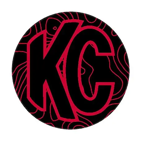 Kc Hilites Pro6 / Titan Gravity Light Cover Topo Overlays (Pair) - Universal 15