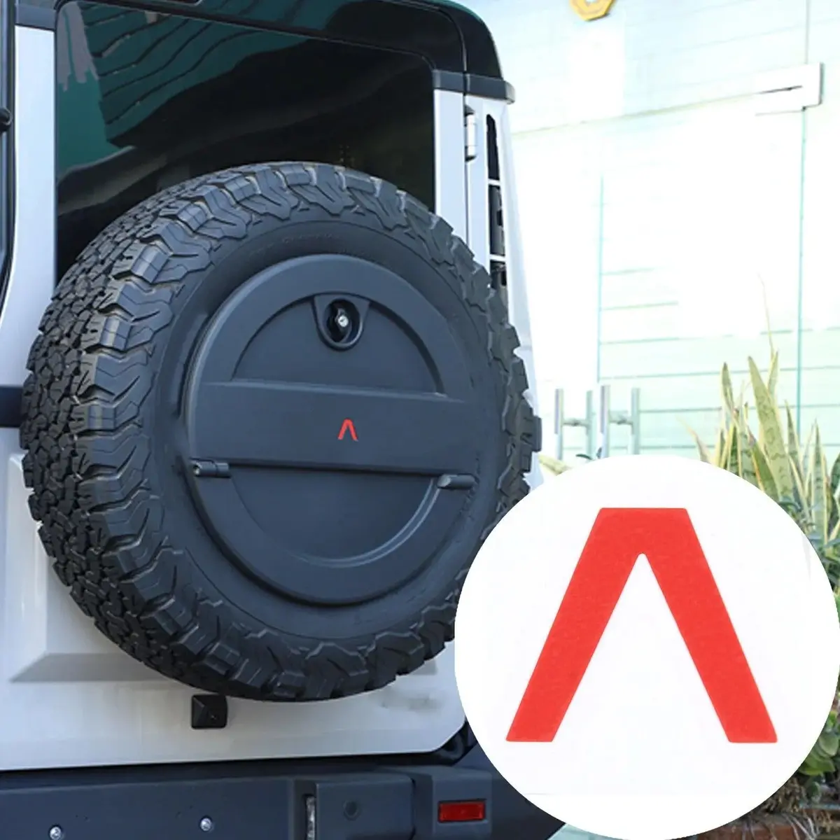 Lambda Spare Tire Cover Overlay - 2024+ Grenadier 1
