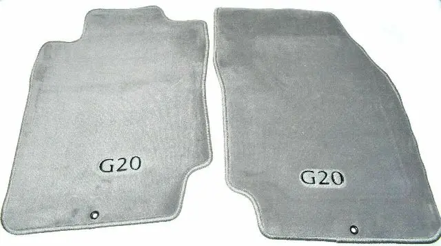 New Set Of 4 Genuine Infiniti Logo Floor Mats 1991-1996 G20 Gray 999E2-Pd00gpr 1