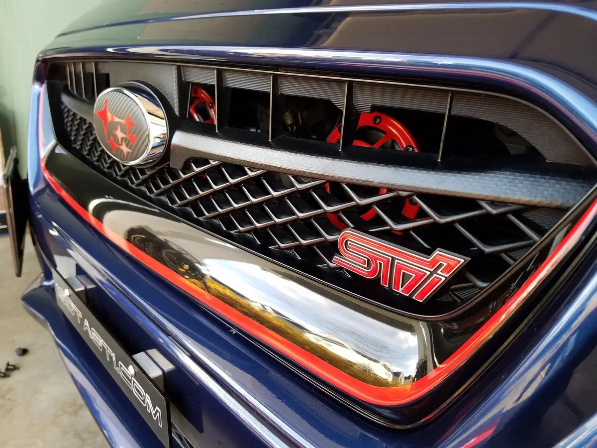 JDM-Style Grille Pinstripe Kit (S207) for 2015–2017 Subaru WRX and STI