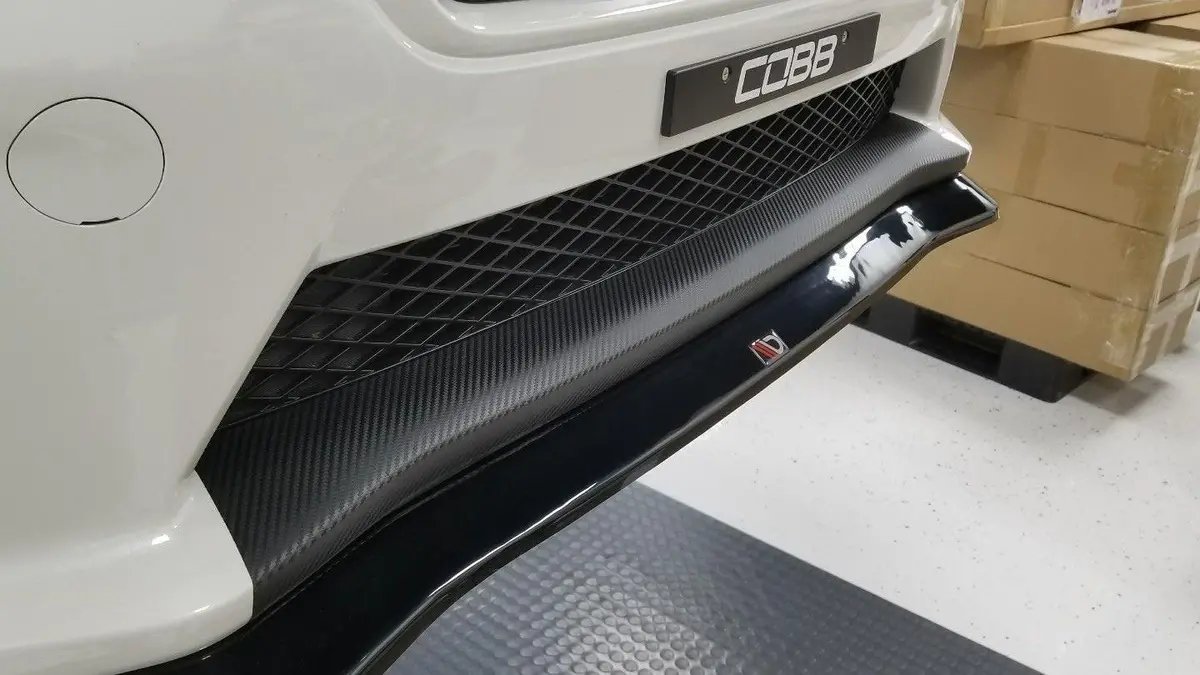 S207 Style Lower Bumper Overlay (Carbon Vinyl, Gloss Black, Or Matte Black) - 2015-2017 Wrx / Sti 1