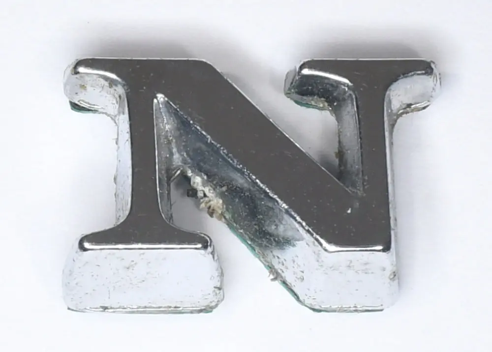 New Trunk Lid Emblem Letter "N" For 1971-1973 Mustang D1zz-6540282-F 1
