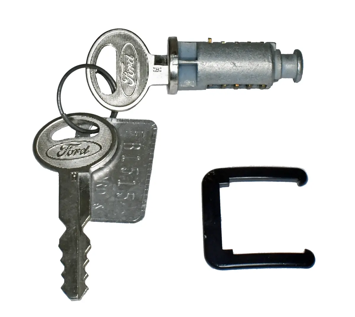 New Glove Compartment Lock Set For 1979-1983 Mustang, Fairmont D8bz-7406081-A 1