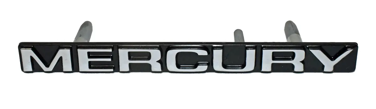 New Front Grill Name Plate "Mercury" For 1985-1986 Cougar E5wy-8A233-A 1
