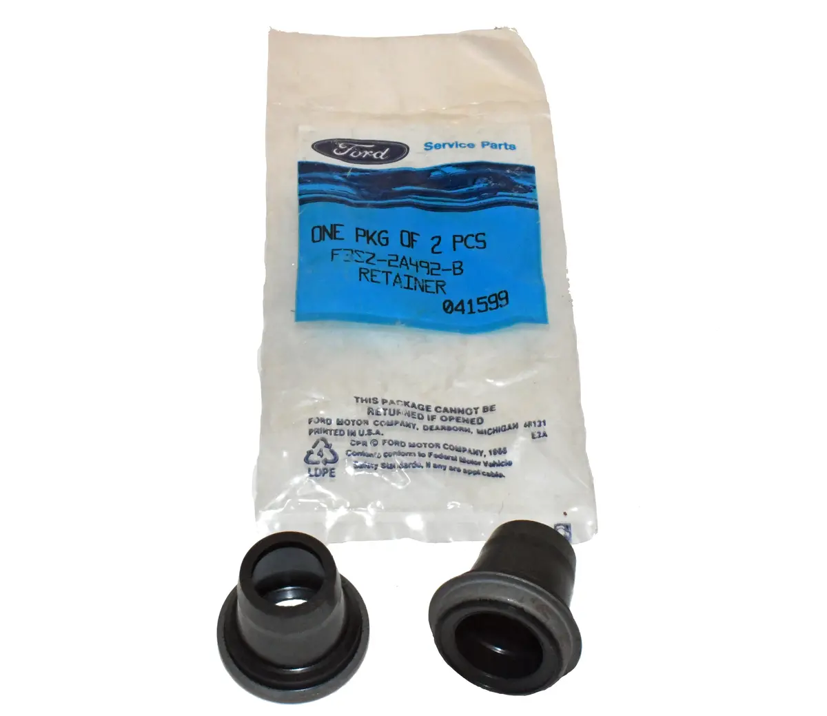New Pair (2) Disk Brake Bushings For Select 1992-1998 Ford Cars F3sz-2A492-B 1