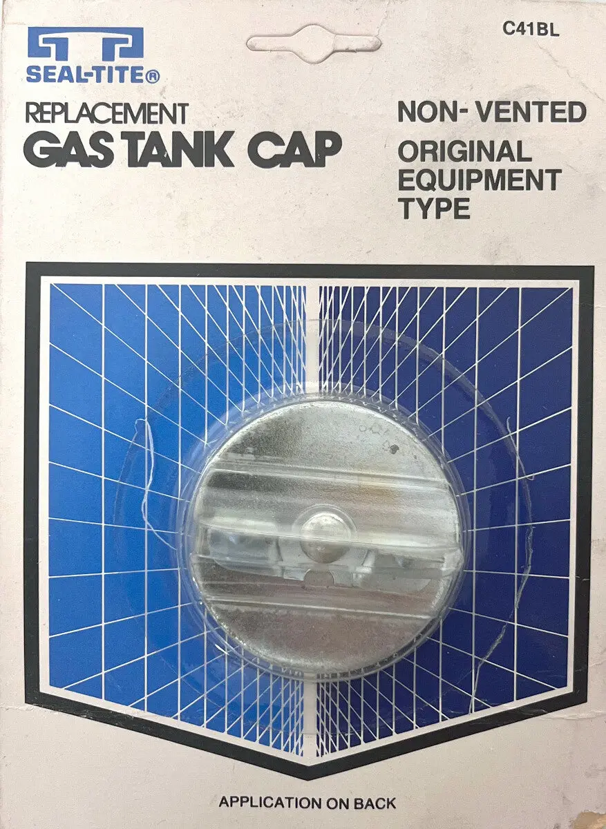 Non-Vented Fuel Filler Cap For Classic And Vintage Autos From Seal-Tite C41bl 1