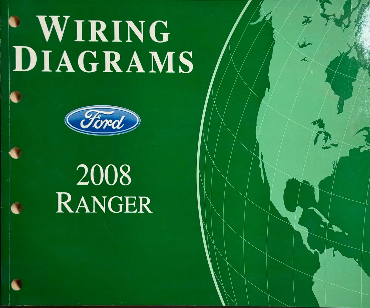 New Nos Ford Factory Service Manual:2008 Ranger Wiring Diagrams 1