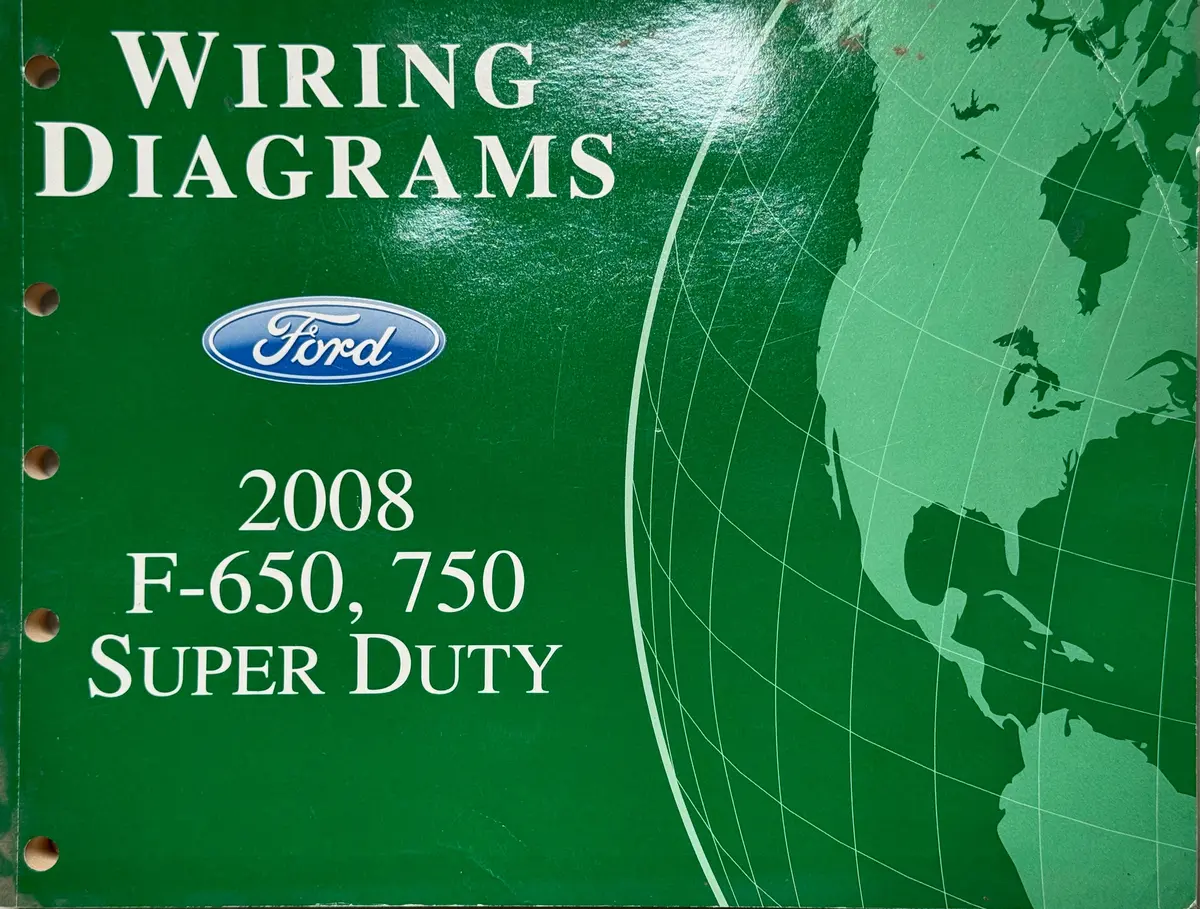 New Nos Ford Factory Service Manual:2008 F-650/750 Wiring Diagrams 1
