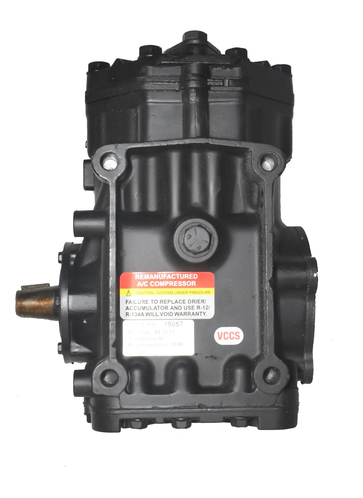 A/C Compressor For Many 1969-1988 Ford Jeep Mopar W/York Style Compressor Vt15057 1