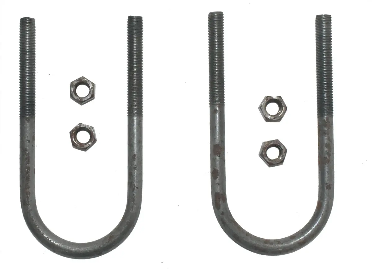 New Pair Of 7" X 2 7/8" U-Bolts Axle Bolts 1