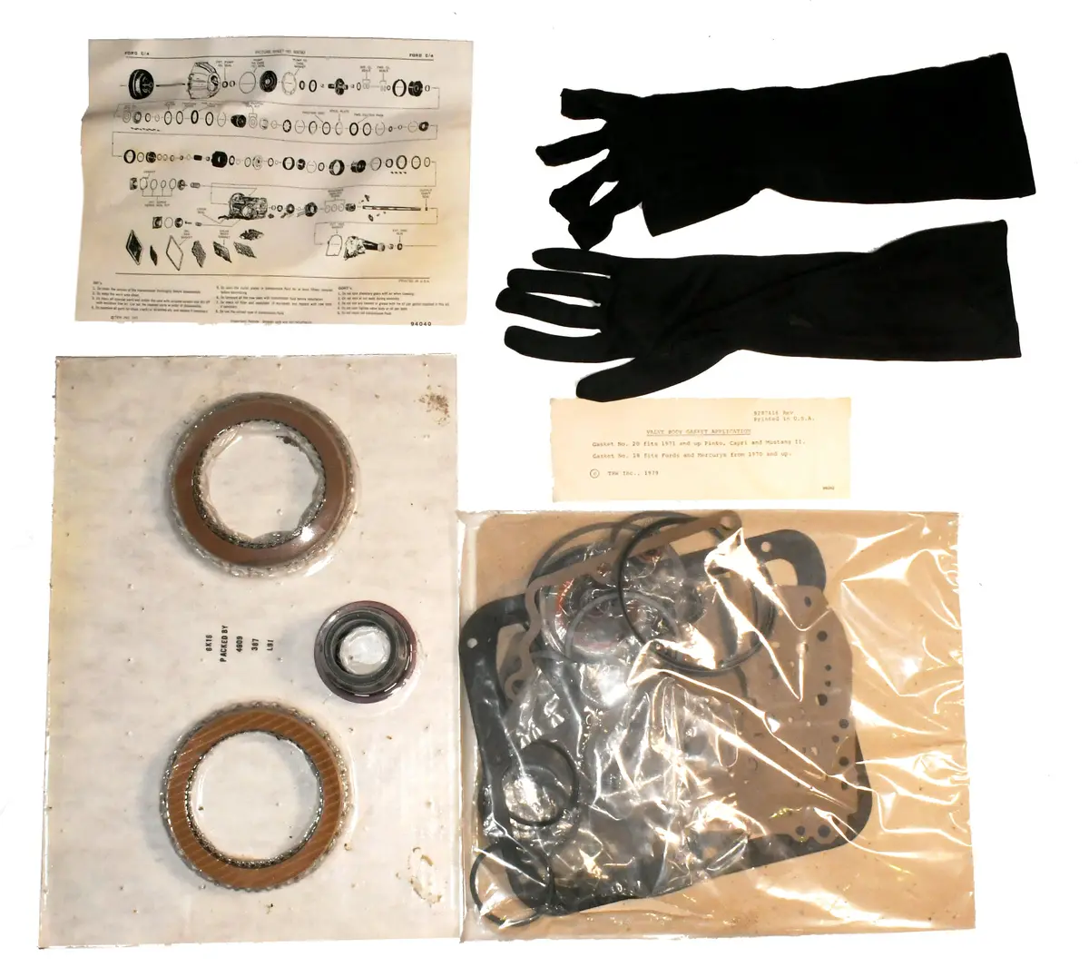 New C4 Automatic Transmission Master Overhaul Kit From Trw 1-6K16 1