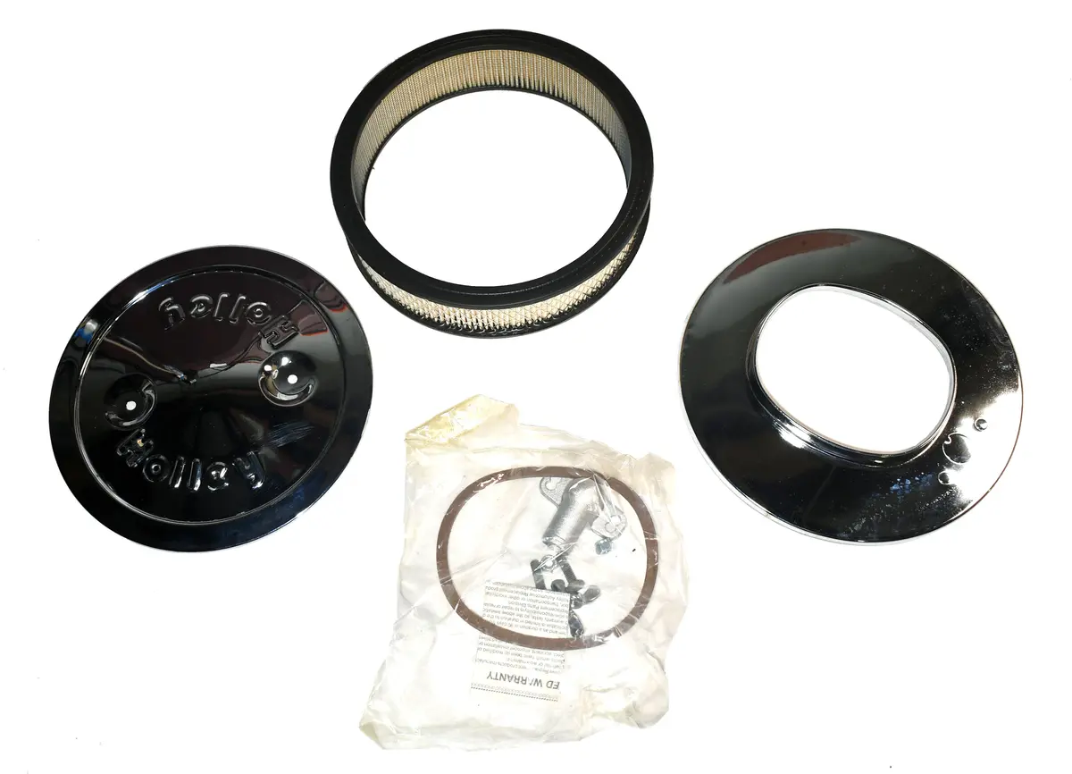 New Custom Chrome Air Cleaner Kit From Holley For Model 3739 Tbi 120-122 1