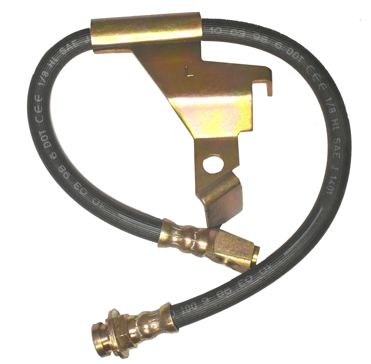 New Front Left Brake Line Hose For Select 1985-1993 Gm Cars Bh177410 1