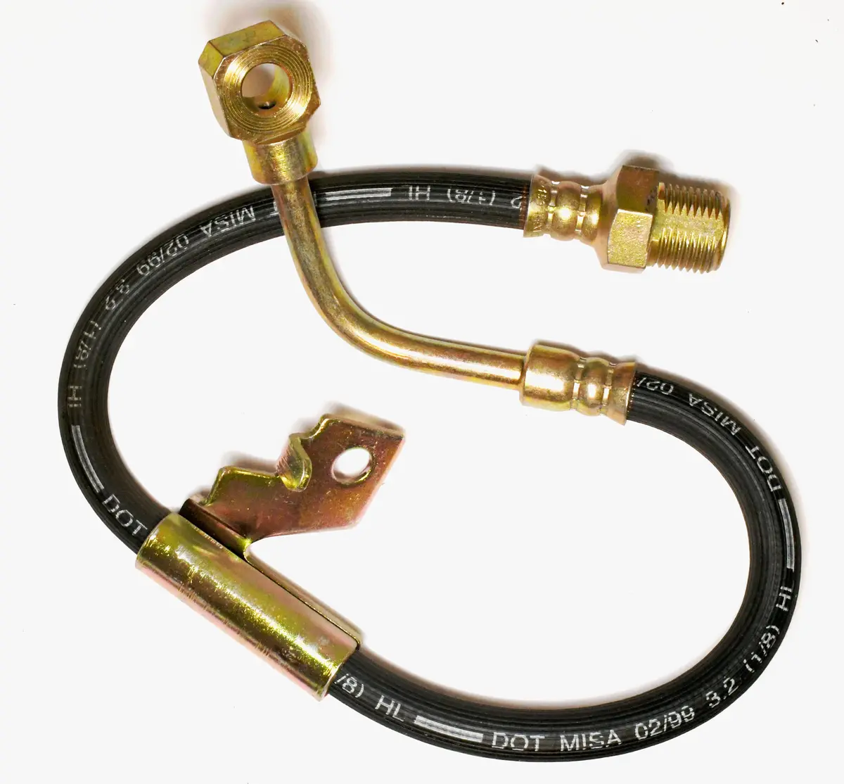 New Front Left Brake Line Hose For 1983-1990 S10, S10 Blazer, S15, S15 Jimmy 1