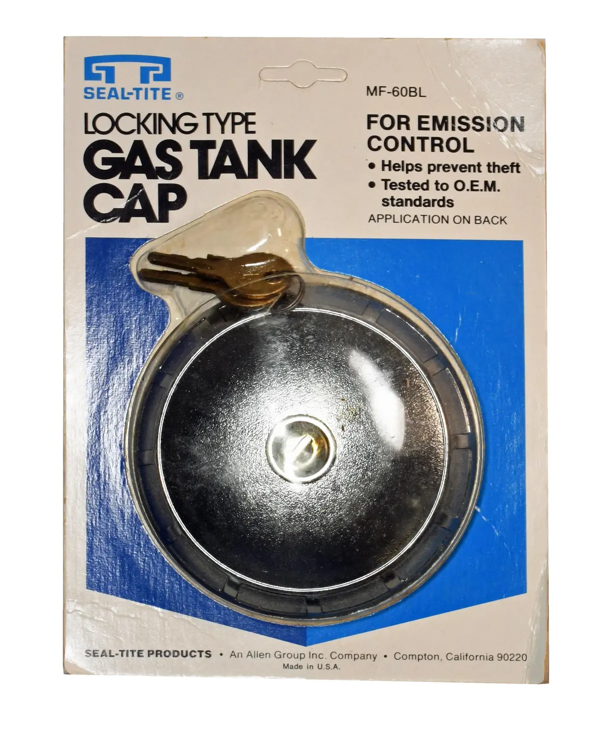 New Locking Gas Fuel Filler Cap For Select 1970-1991 Cars Mf60bl 1