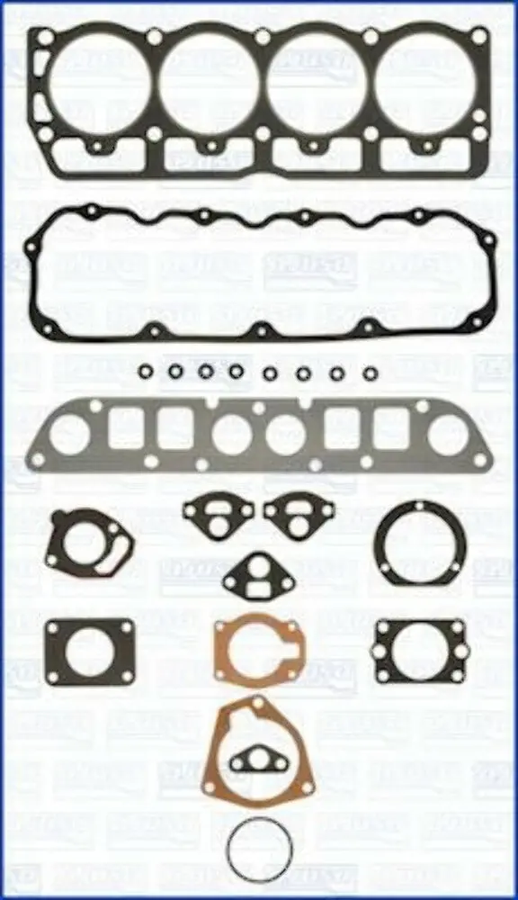 Engine Cylinder Head Gasket Set For 1986-1990 Jeep Wrangler Tj, Comanche Mj, And Cherokee Xj 2.5L 150Cid (Chrysler Engine) From Ajusa 52147100 1